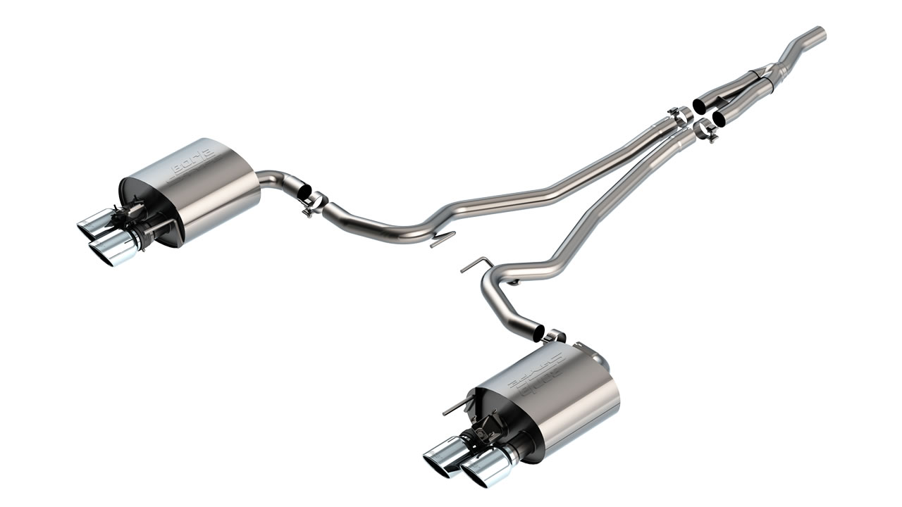 2019-2023 Ford Mustang EcoBoost Cat-Back Exhaust System S-Type Part ...