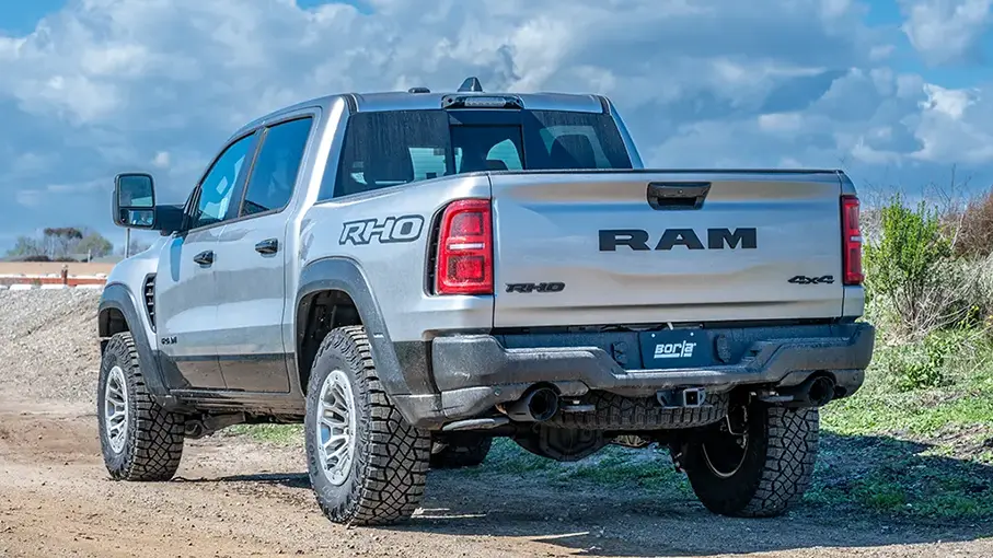 Video: Improved sound & Dual-Mode Exhaust Video: Borla's signature sound on the Ram 1500 RHO