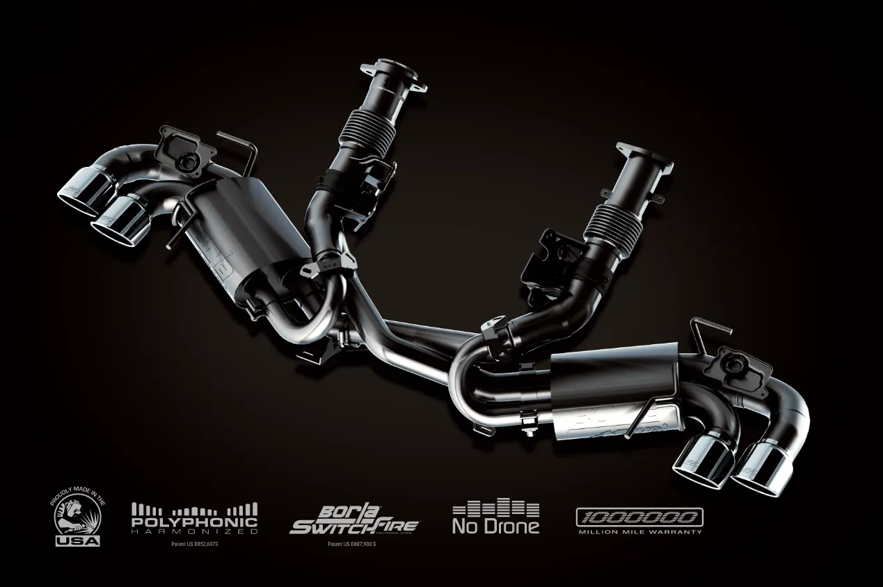 2020-2024 Chevrolet Corvette Parts: Borla® Performance Exhaust Systems