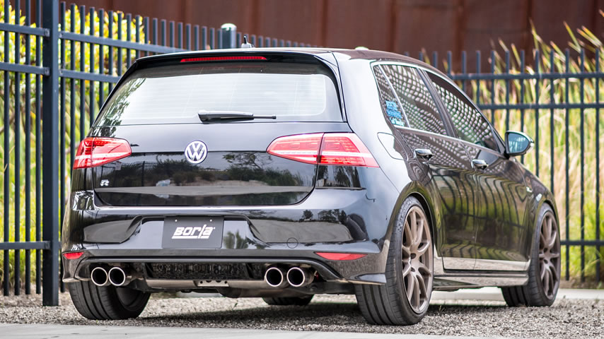 BORLA® Volkswagen Golf R Performance Cat-Back Exhaust Systems